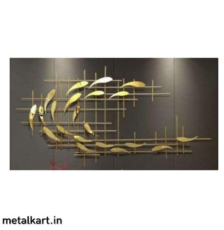 Metallic Pisces Rhapsody Wall Art (60 x 28 Inches)