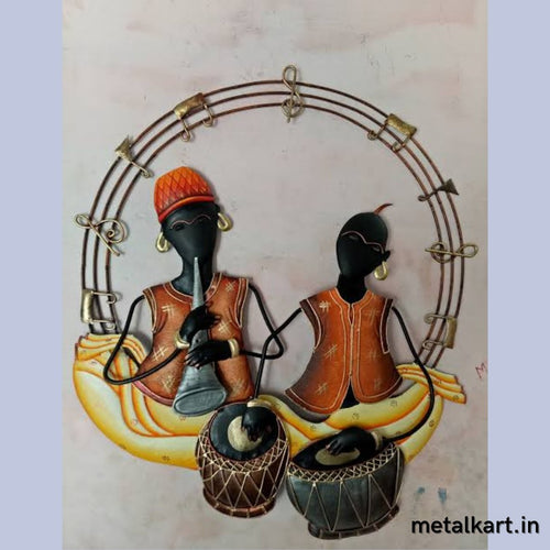 Metallic Sangeetshaala Wall Art (26 x 24 Inches)