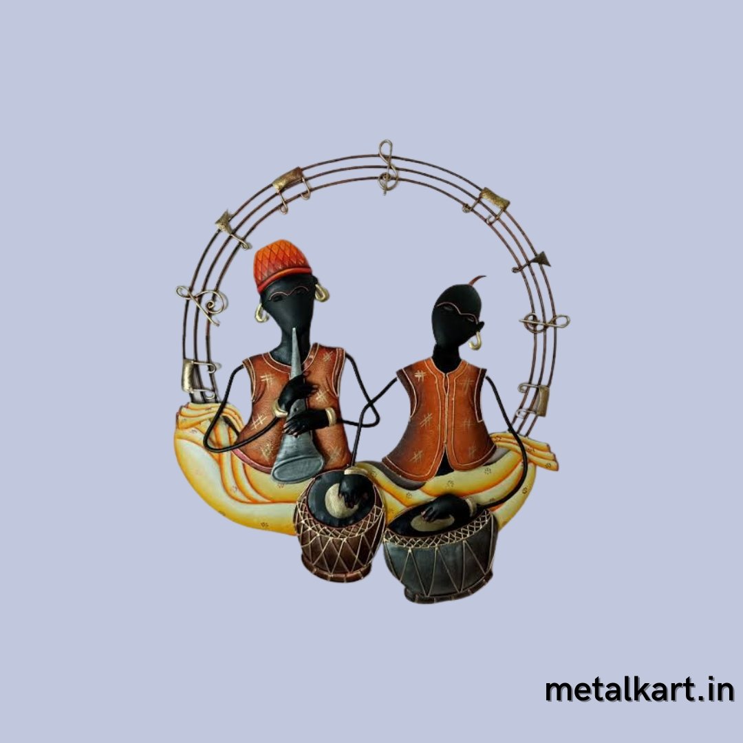 Metallic Sangeetshaala Wall Art (26 x 24 Inches)