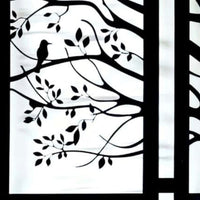 Thumbnail for Metallic Shady tree with Birds wall design