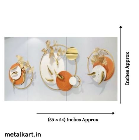 Metallic Shoal Symphony Wall Art (59 x 24 Inches)