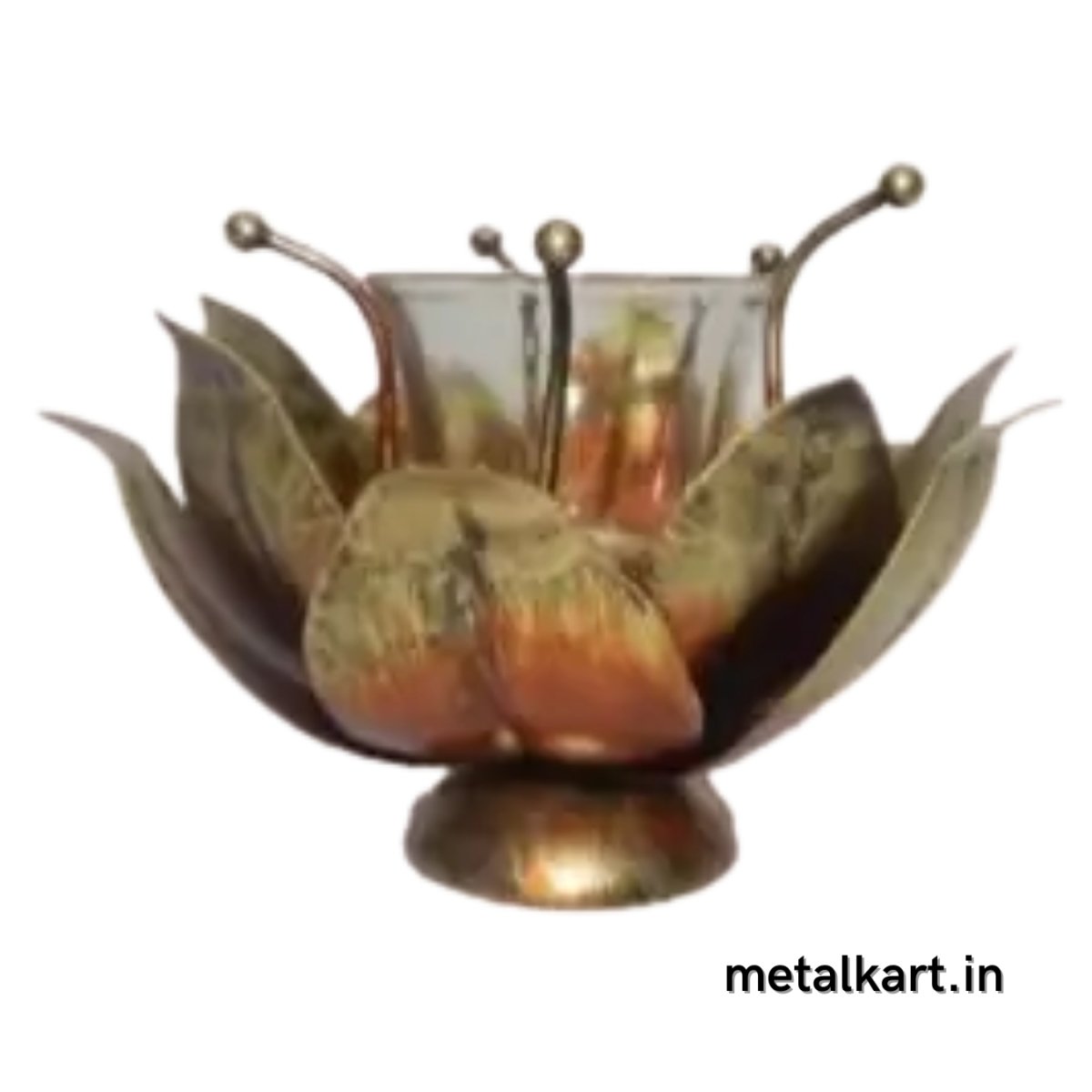 Metallic T-LITE Lotus Table Top (6*6* Inches approx)