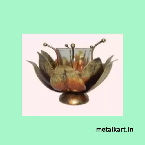 Metallic T-LITE Lotus Table Top (6*6* Inches approx)