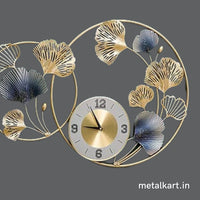 Thumbnail for Metallic Two floral Circles with watch (30 x 20 Inches)