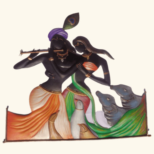 Metallic Wall Art Shringar Ras (28 x 24 inches)