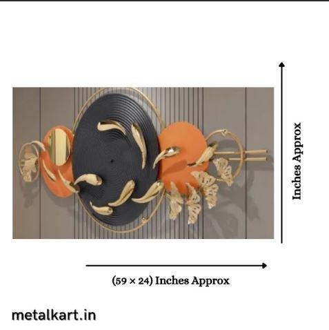 Metallic Whispers of the Deep Wall Art (59 x 24 Inches)