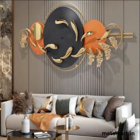 Metallic Whispers of the Deep Wall Art (59 x 24 Inches)