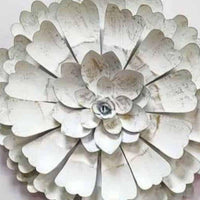 Thumbnail for Metallic White flower (Diameter 12 Inches)