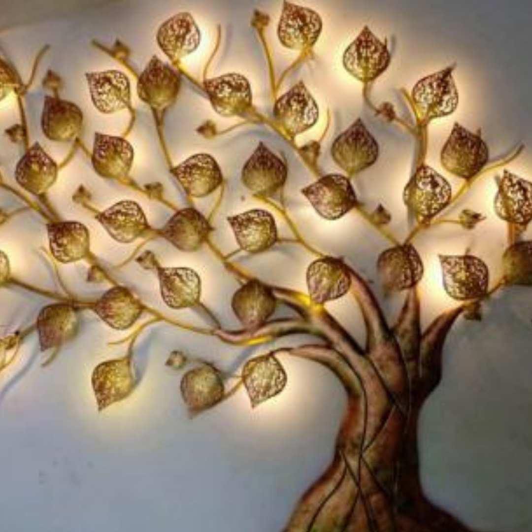Metallic Windy Tree (58x2.5x54)