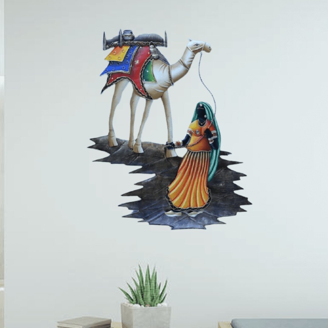 Mettalic Wall Art Jaisalmer (24 x 18 inches)