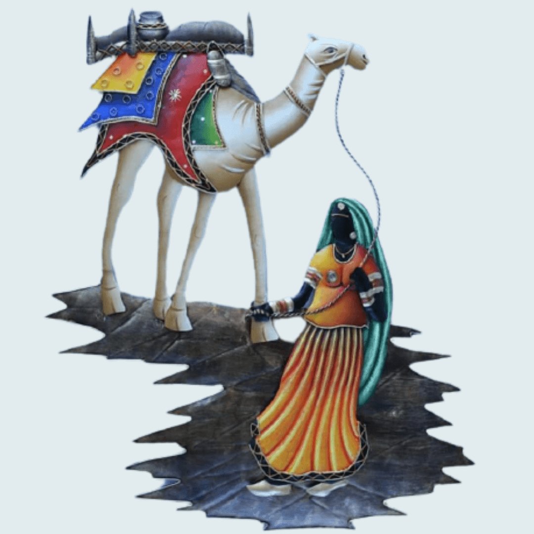 Mettalic Wall Art Jaisalmer (24 x 18 inches)