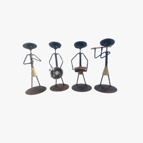Mettalic Wall Art Jugalbandi (10 * 3 Inches)