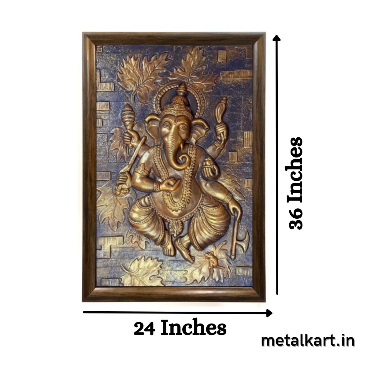 Modern 3D Ganesha Wall decor (36 x 24 Inches)