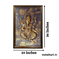 Thumbnail for Modern 3D Ganesha Wall decor (36 x 24 Inches)