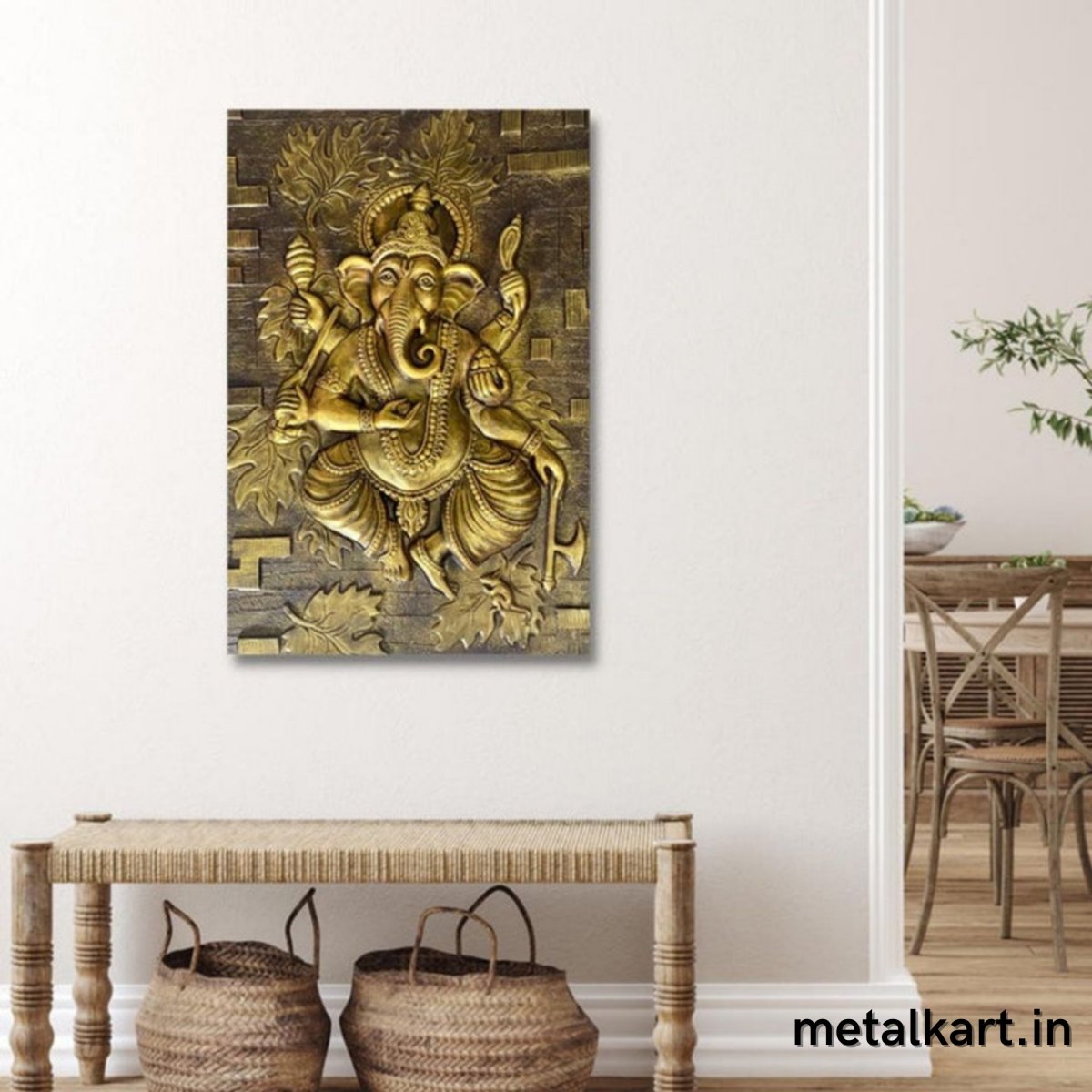 Modern 3D Ganesha Wall decor (36 x 24 Inches)