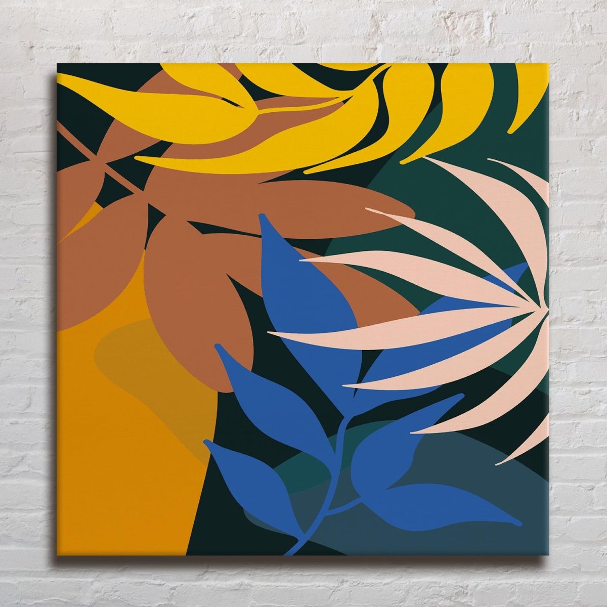 Mountain Majesty Boho Canvas Art (36 x 36 Inches)