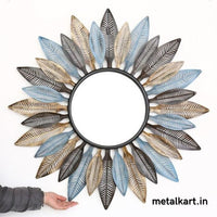 Thumbnail for Multicolor Leafy Mirror (30 Inches)