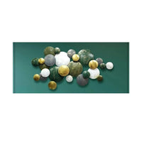 Thumbnail for Multicolor Precious Pebbles Metal Wall Art (50 x 27 Inches)