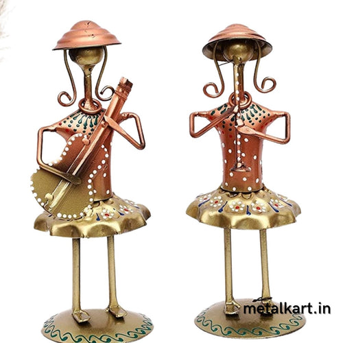 MUSICAL TRIO DRESSED IN RED (SET OF 3)