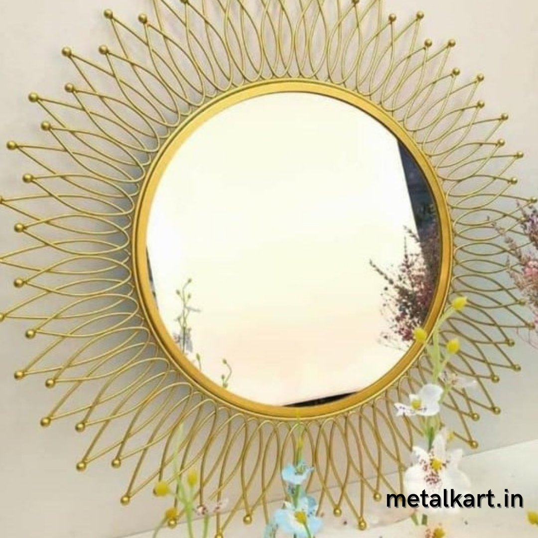 Ornamental circular mirror (30 Inches)