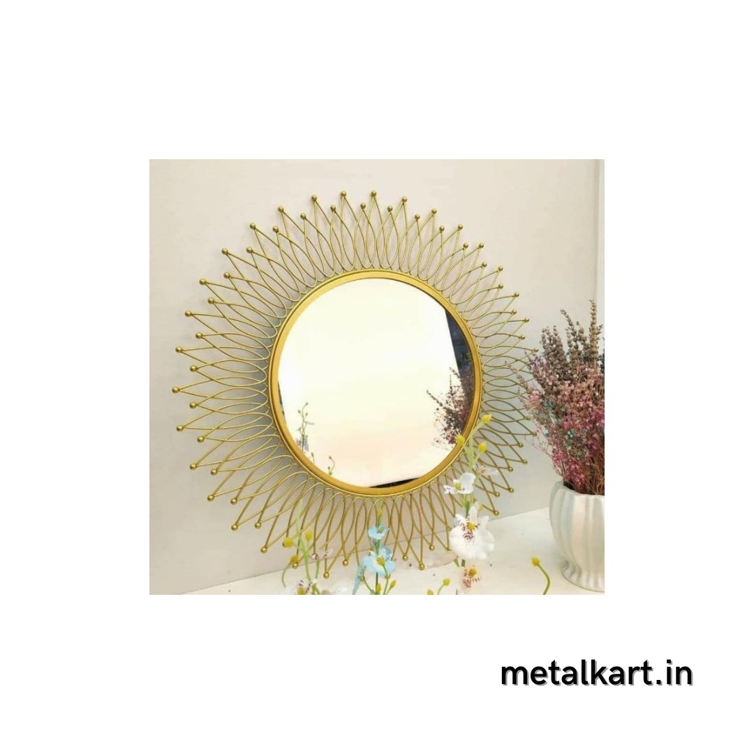 Ornamental circular mirror (30 Inches)