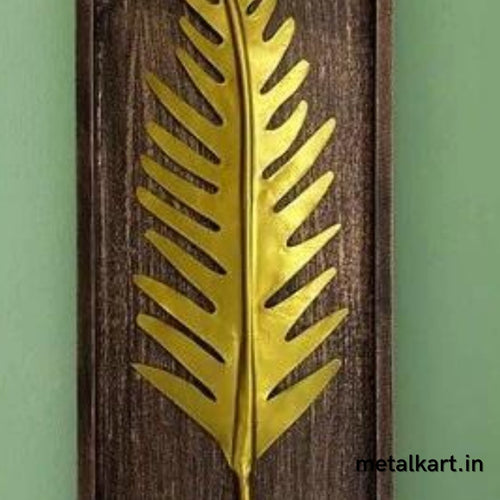 Palm Leaf Wall Decor (20 x 8 Inches)