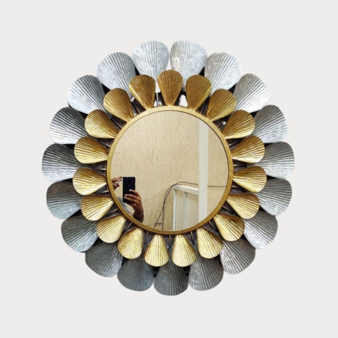 Petal Circular Mirror (24 Inches Dia onwards )