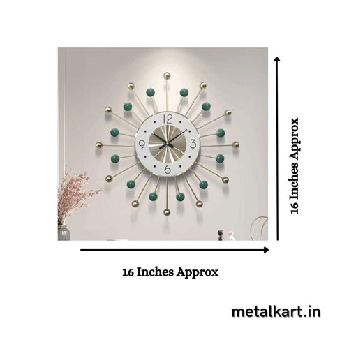 Pinpoint decorated Circular Wall Clock (16 x 16 Inches)