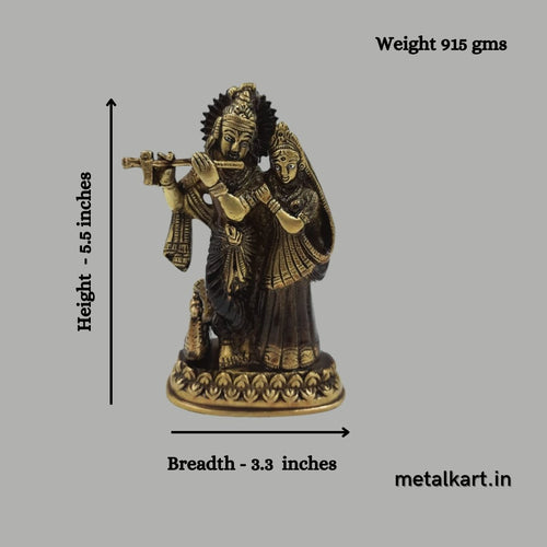 Radha Krishna (Weight 915 gms., Height 5.5 Inches)