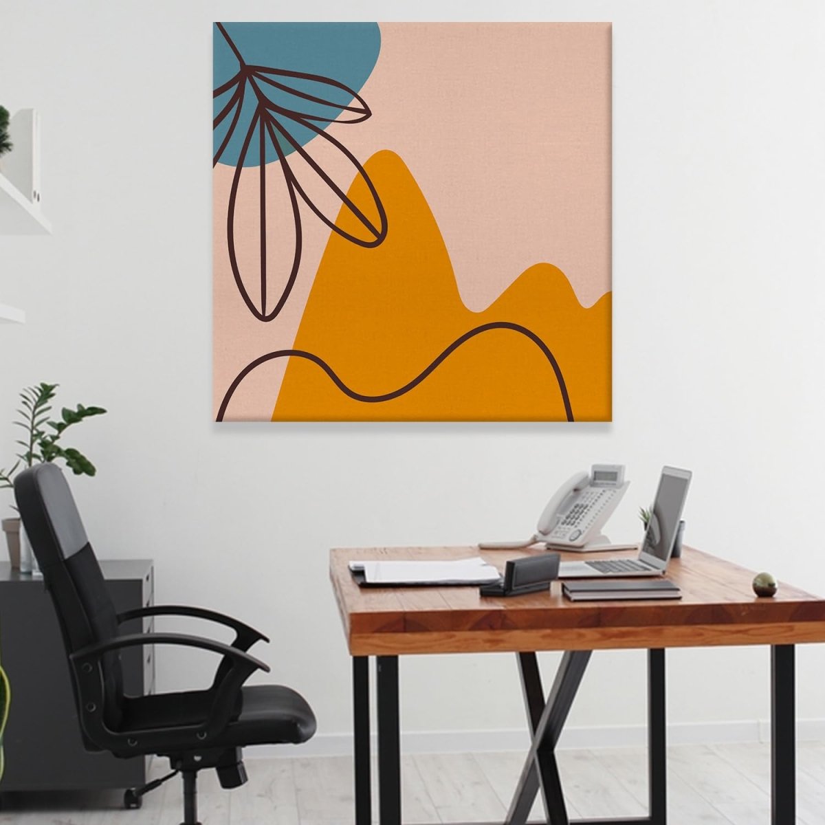 Reaching for the Sky boho Wall Art (36 x 36 Inches)