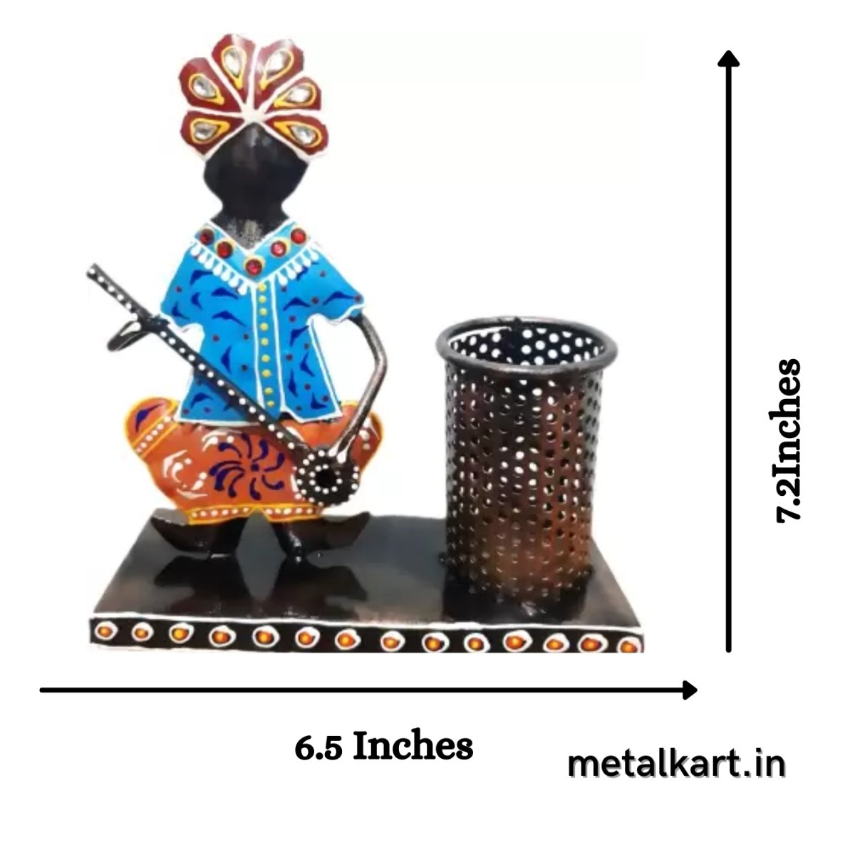 RUSTIC INDIAN PEN STAND