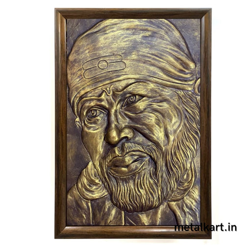 Sai Baba 3D Wall Hanging (36 x 24 Inches)