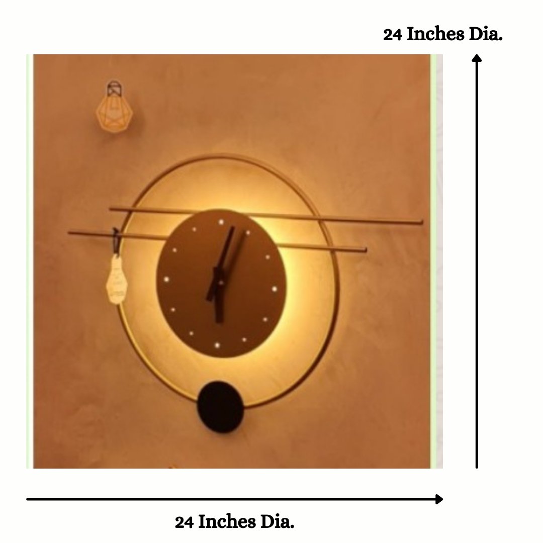 Satelite wall clock (24 Inches)