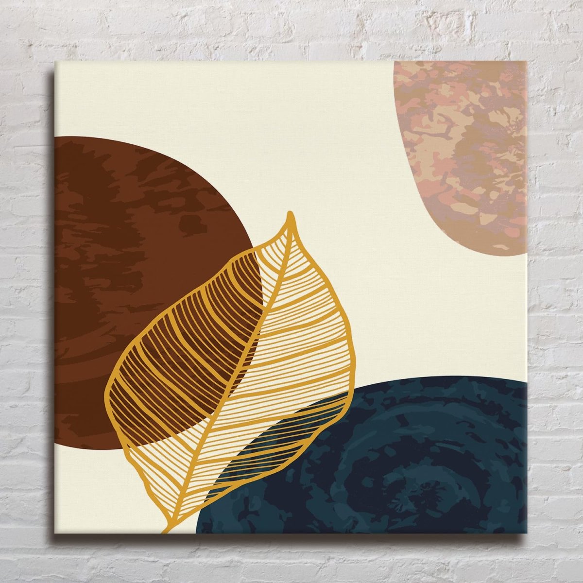 24 x 24 Inches / Wood Stretcher (Ready To Hang)