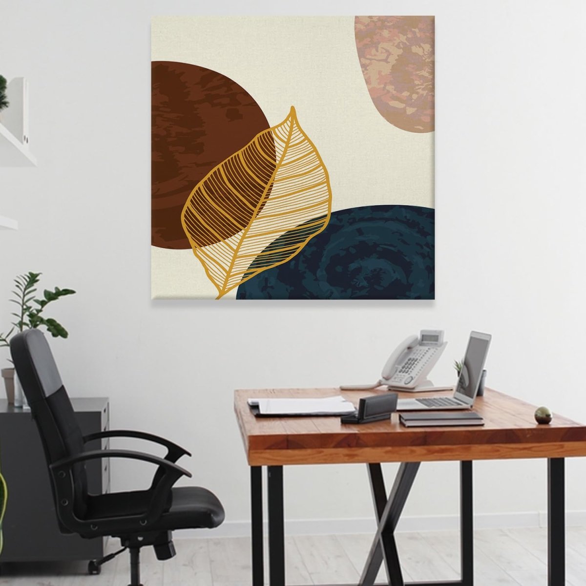 Secluded Path Bohomien canvas wall art (36 x 36 Inches)