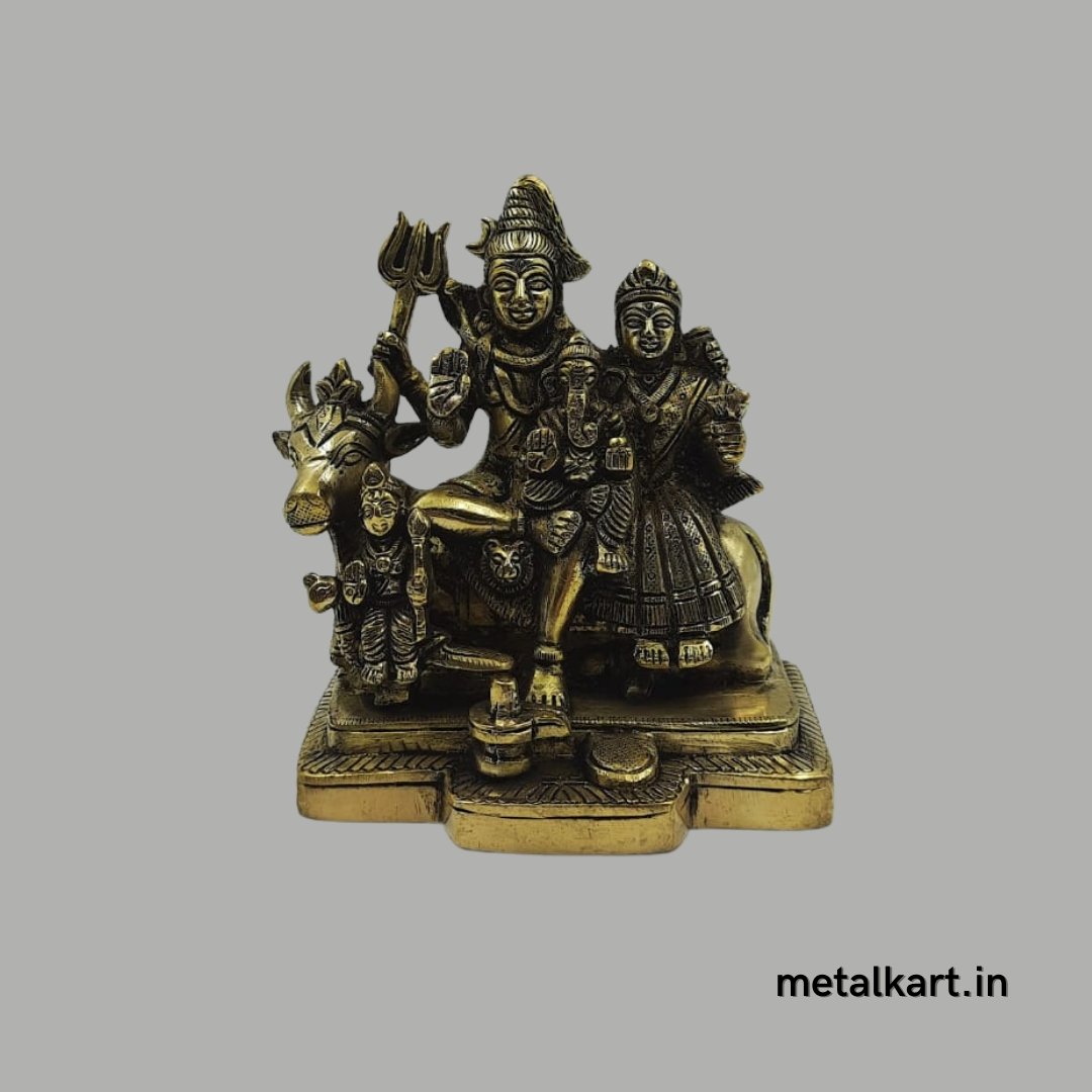 Shiv Parivar (Weight 1480 gms, Height 5 Inches)