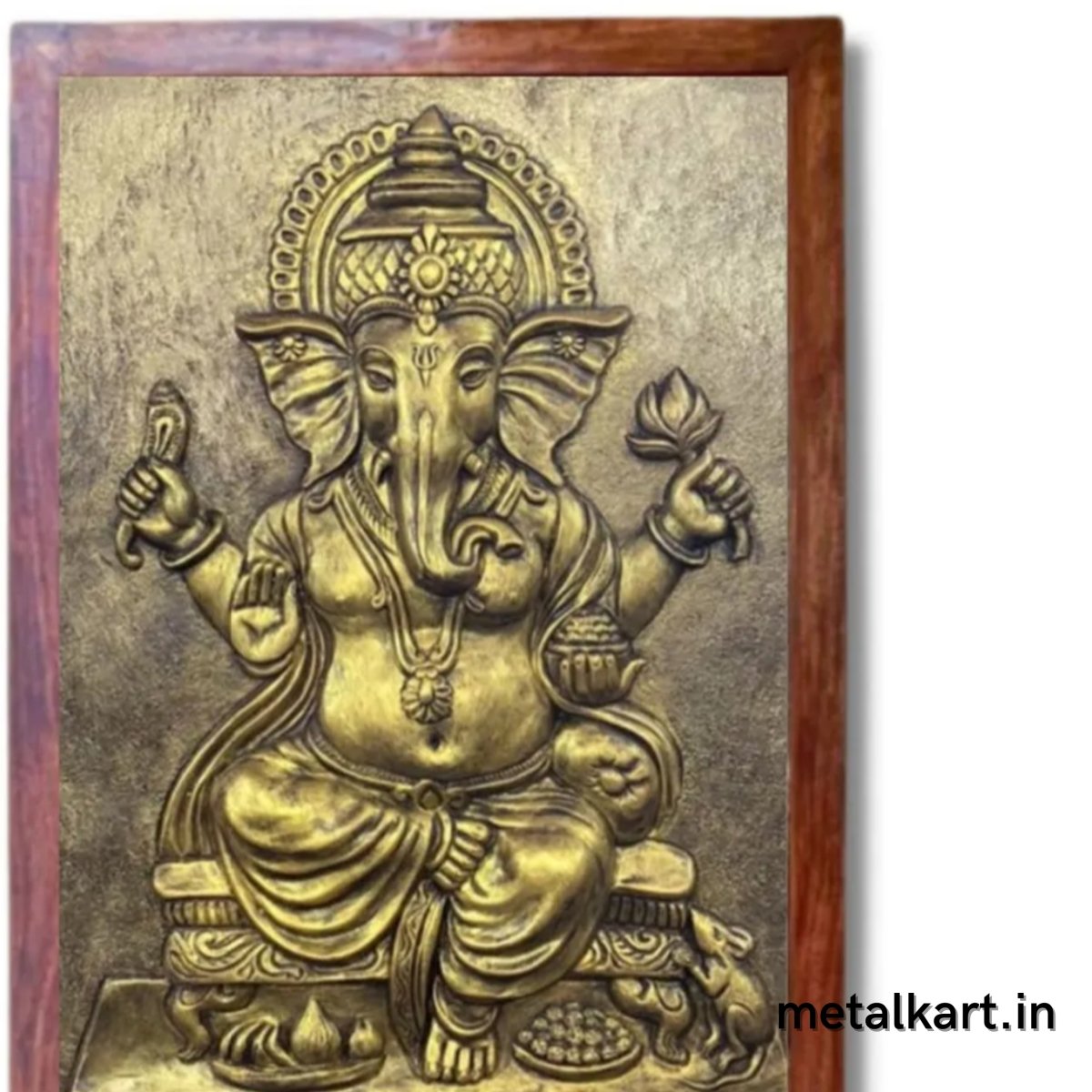 Sri Ganesh 3D Wall Sculpture (36 x 24 Inches)