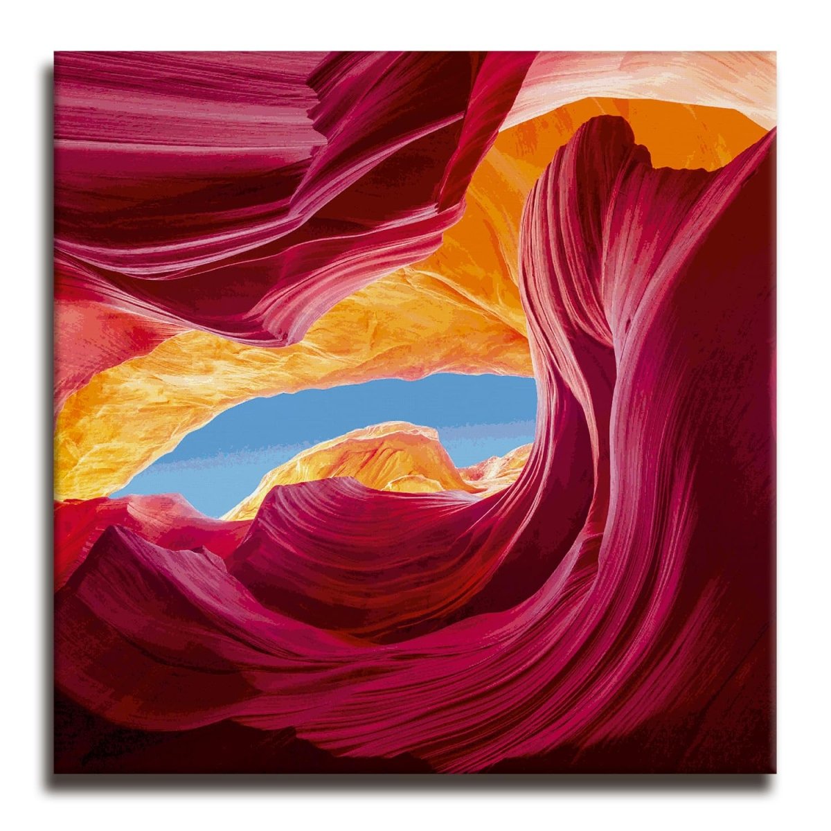 24 x 24 Inches / Wood Stretcher (Ready To Hang)