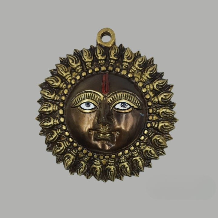 Surya Dev (Weight 783 gms, Dia 6 Inches)