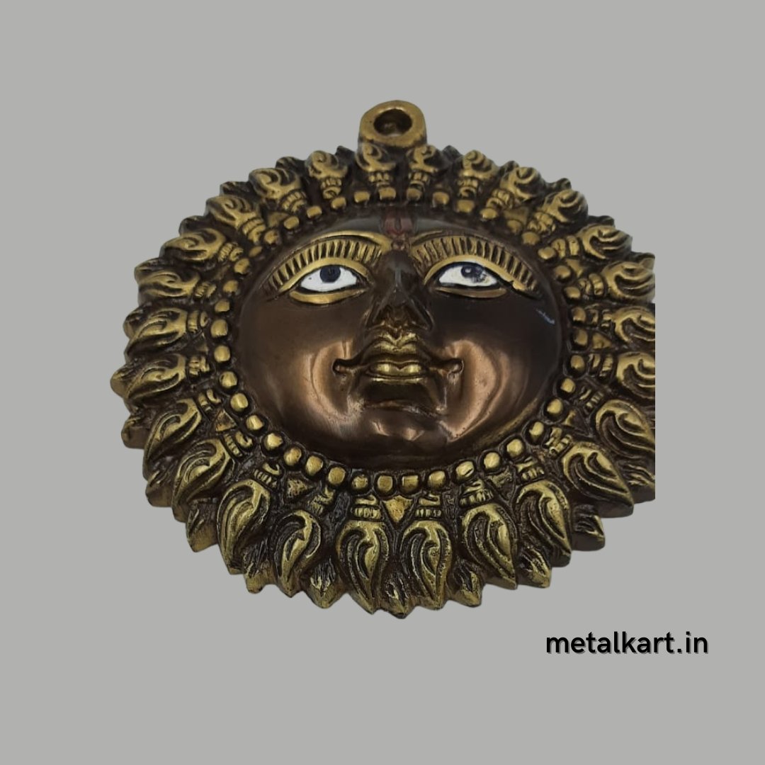 Natural Brass Surya Dev Statue For Worship at Rs 1600/kg in Kumbakonam |  ID: 22905476397