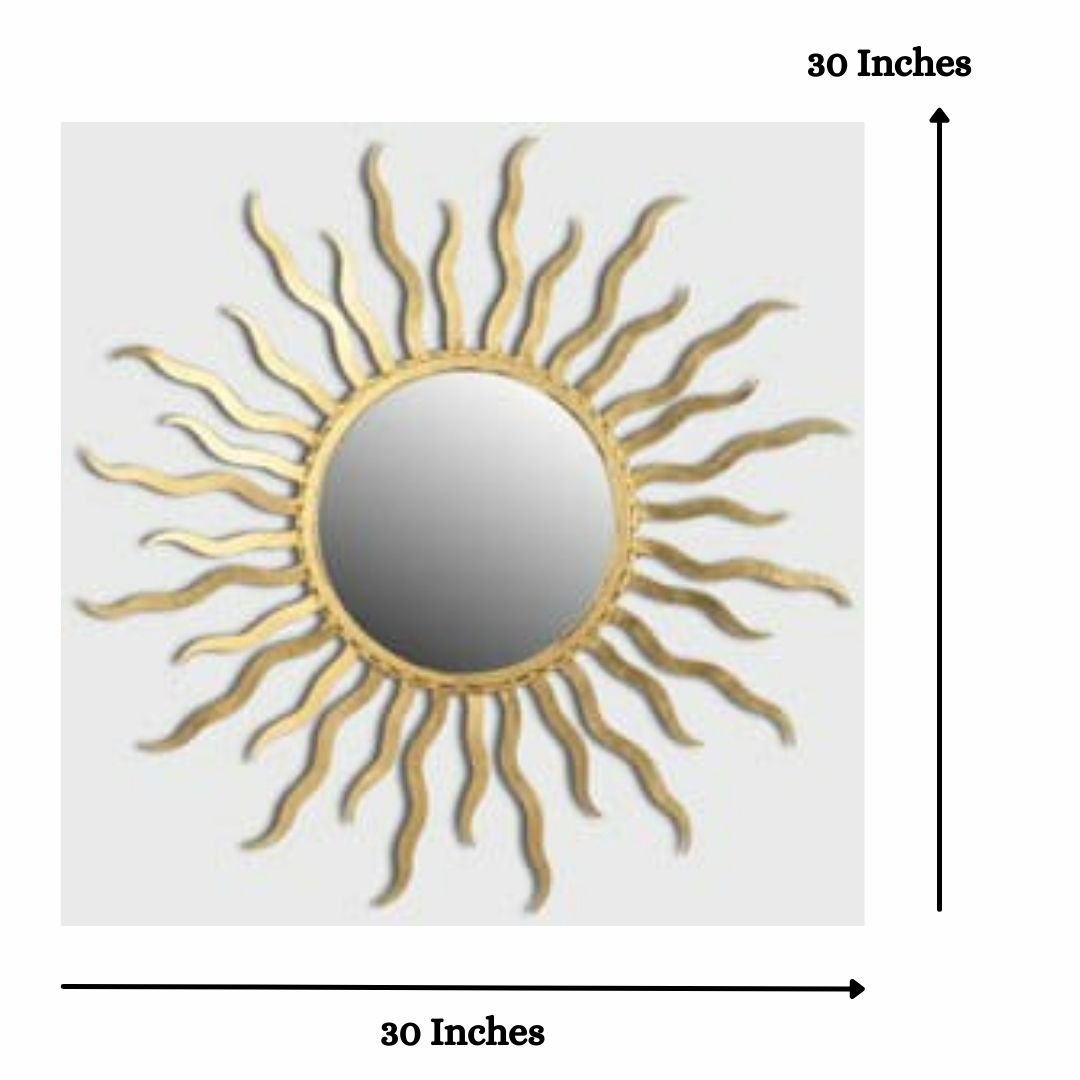 Surya Wall Mirror (30 Inches Dia)