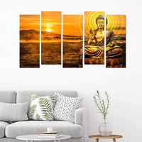 Thumbnail for The Awakening of Enlightenment: A Series: Gautam Buddha Wall Design (Set of 5)