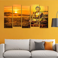 Thumbnail for The Awakening of Enlightenment: A Series: Gautam Buddha Wall Design (Set of 5)