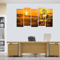 Thumbnail for The Awakening of Enlightenment: A Series: Gautam Buddha Wall Design (Set of 5)