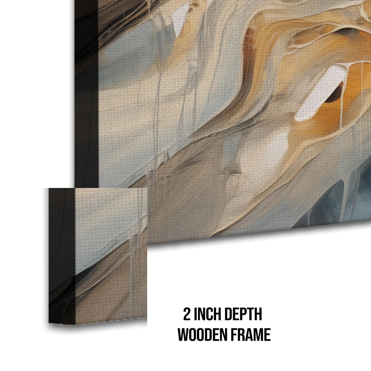 The Cosmic Ripple Canvas Wall Art (48 x 36 Inches)