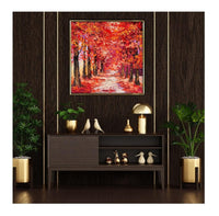 Thumbnail for The Ember Lane Autumn Canvas Wall Art (24 x 24 Inches)