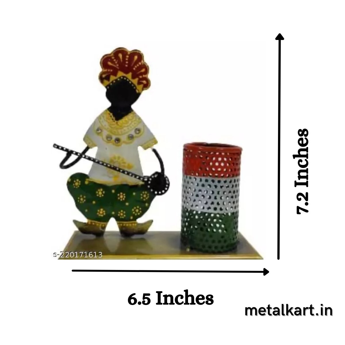 The Great Indian Pen Stand (7.2 Inches Approx)