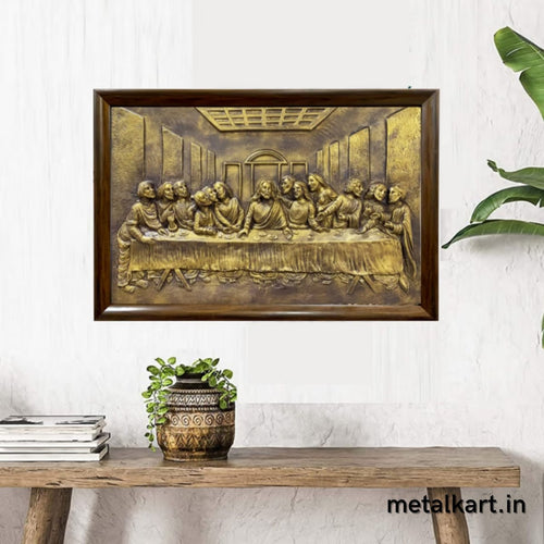 The Last Supper 3D Relief Wall Mural ( 36 x 24 Inches)