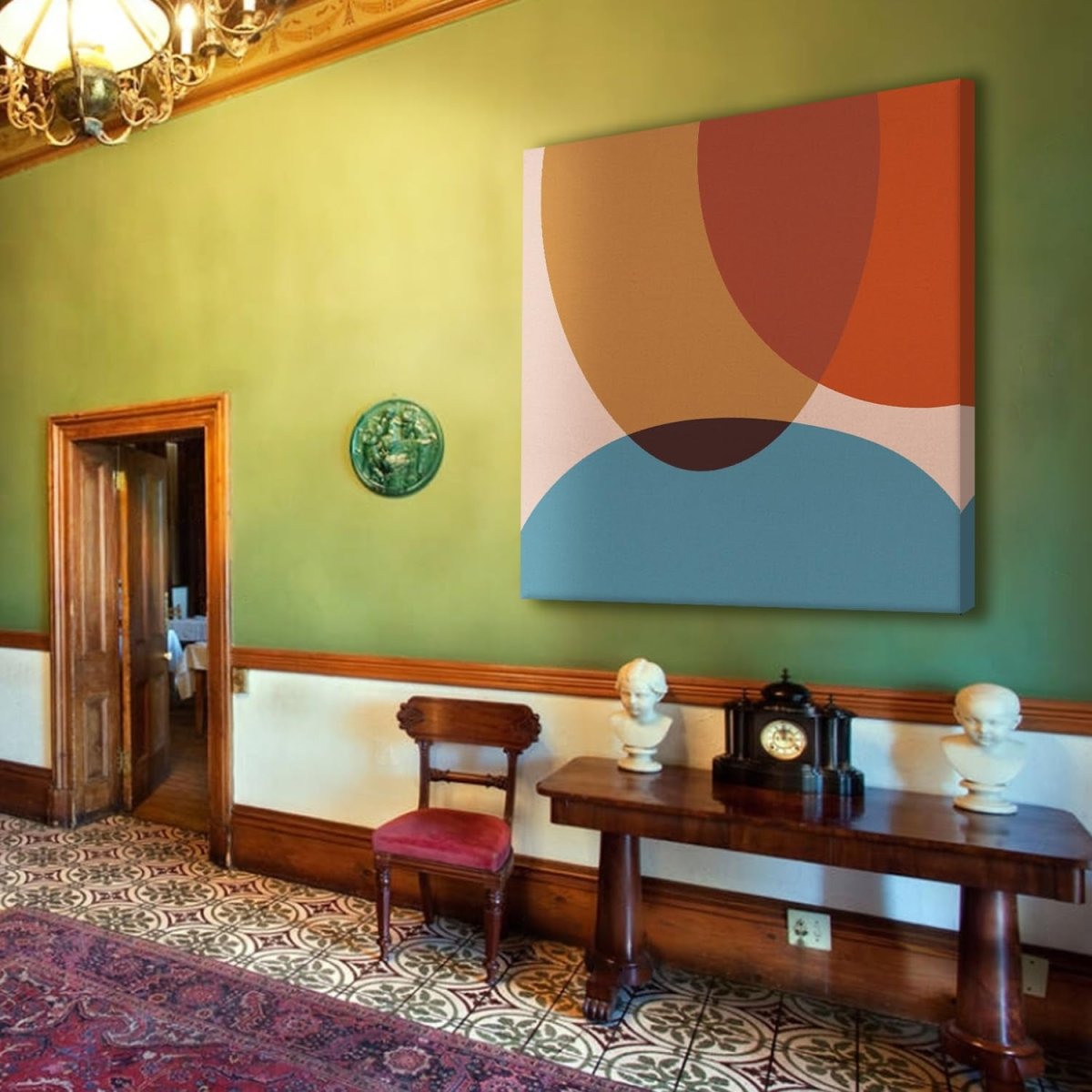 The Rural Bliss Eco Canvas Wall Design (36 x 36 Inches)