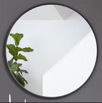 Thumbnail for The Simple Metallic Dark round Mirror (20 x 20 Inches)